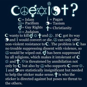 Coexist Backlash